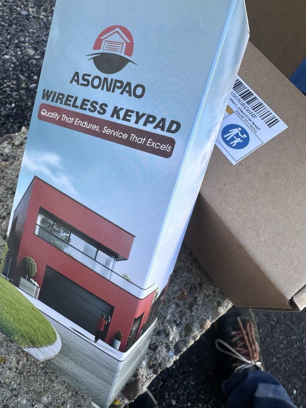 New Asonpoa Wireless Keypad & 2 Remotes For LiftMaster 877MAX 878MAX 893MAX 90ev